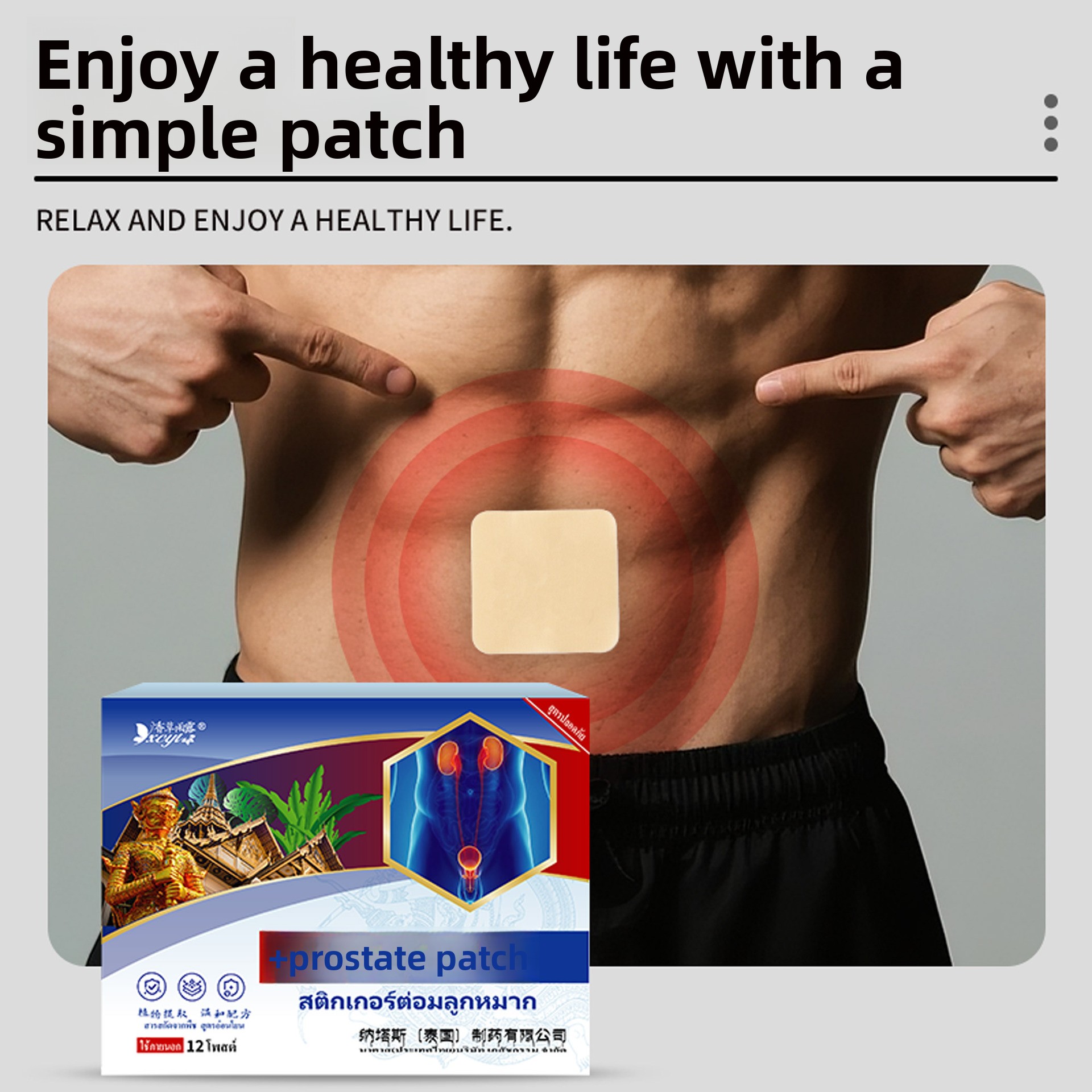 12-Pack Thai Natas Prostate Pa - Herbal Wellness Patches 评论和价格