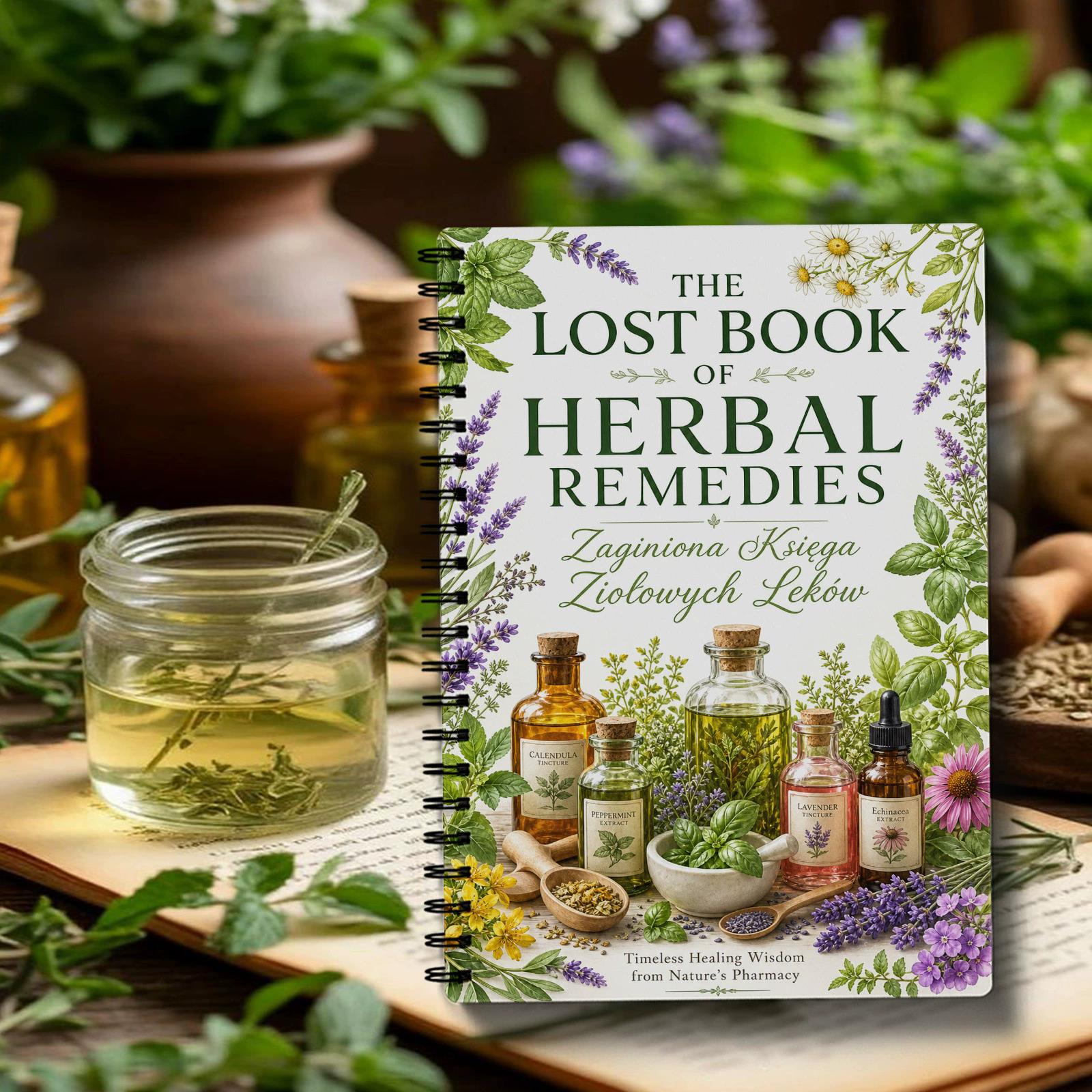 Herbal Remedies Spiral Noteboo - Herbal Wellness In 评论和价格