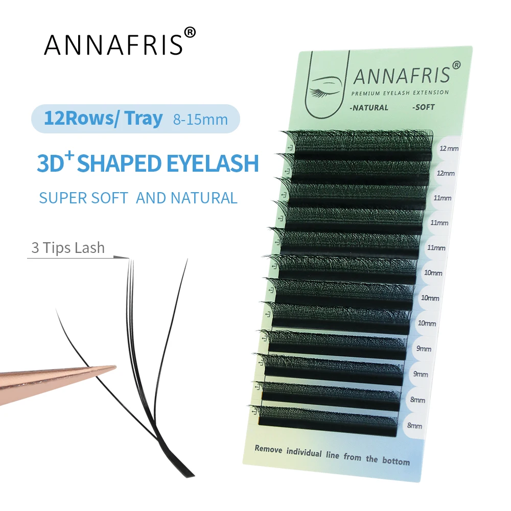 ANNAFRIS 3D W Three Core Eyela - Red Clover Flower 评论和价格