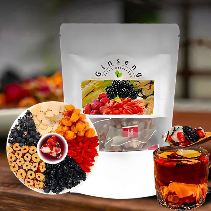 Ginseng Five Treasure Tea Natu - Herbal Wellness In 评论和价格