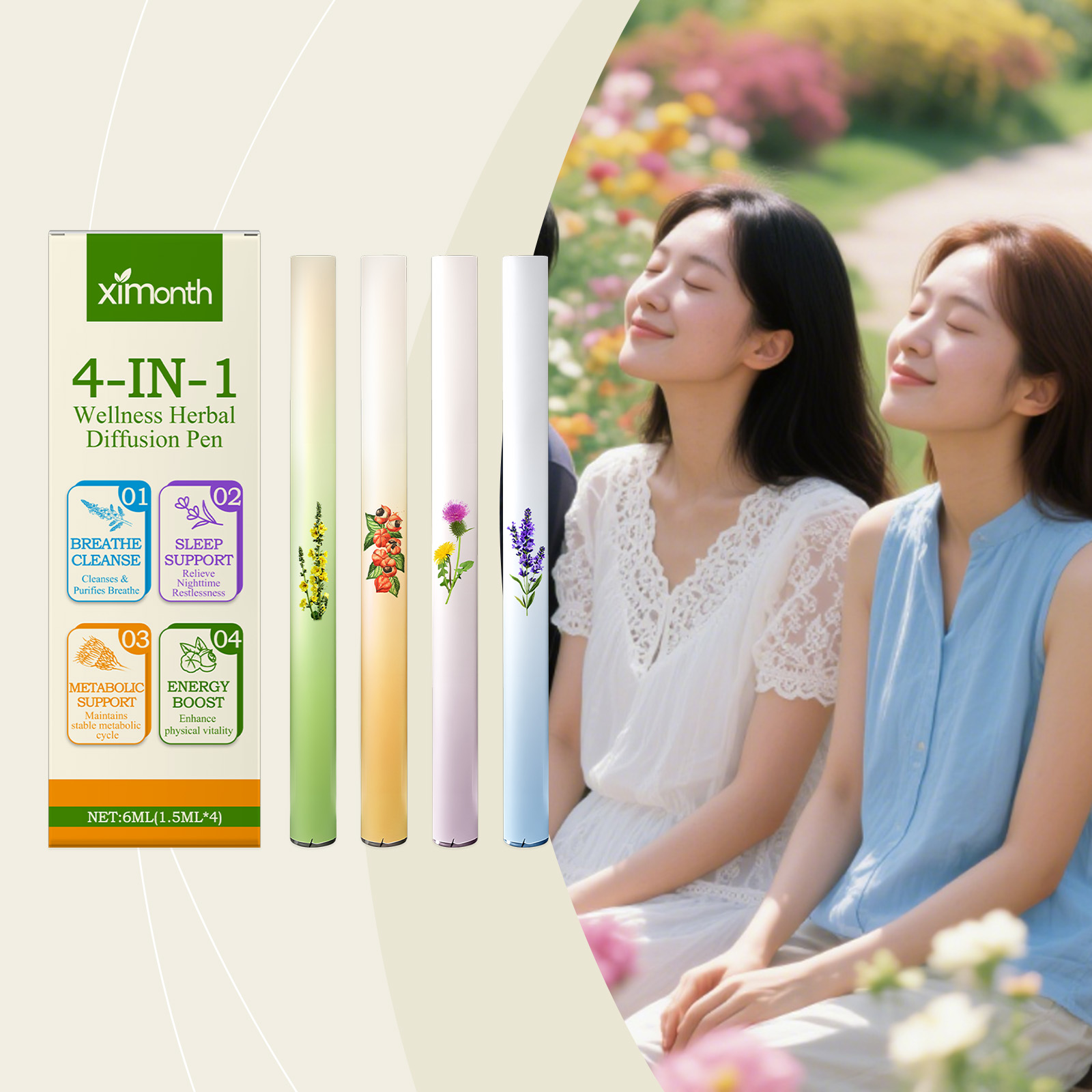 4 In 1 Herbal Energy Combo Sti - Herbal Wellness In 评论和价格
