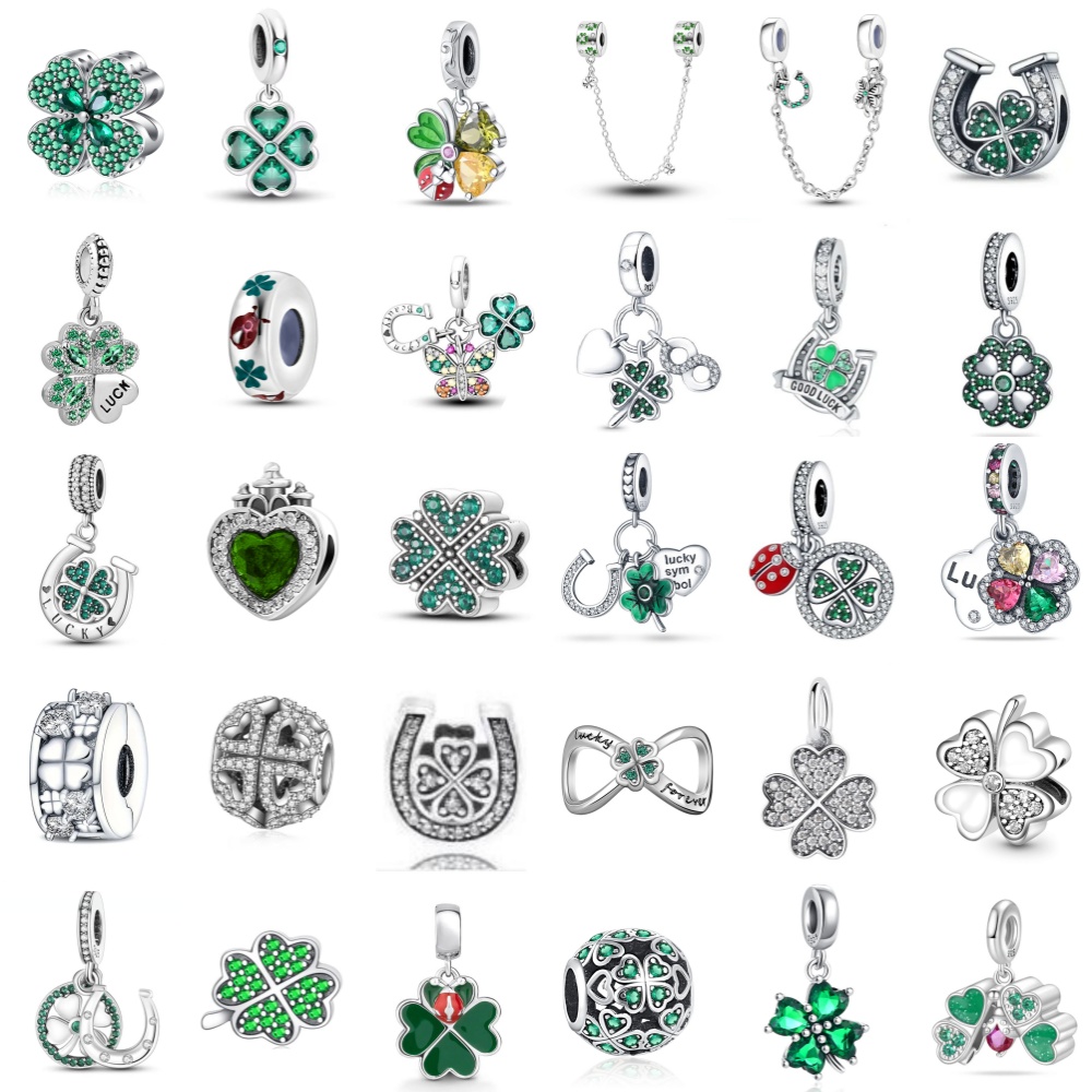 Hot sales 925 Silver Sparkling - Red Clover Flower 评论和价格