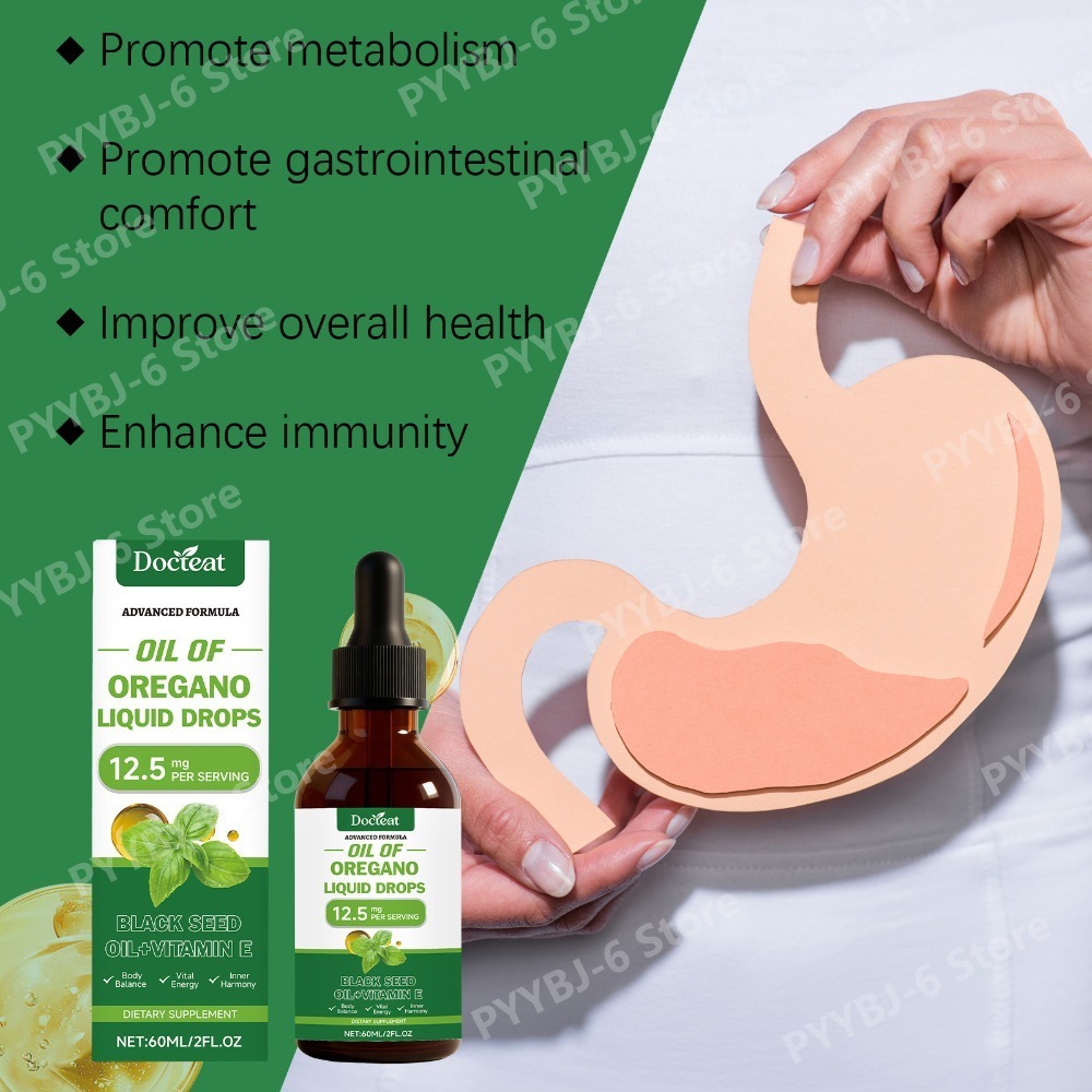 Oregano Oil Liquid Drops 60ml  - Herbal Wellness In 评论和价格