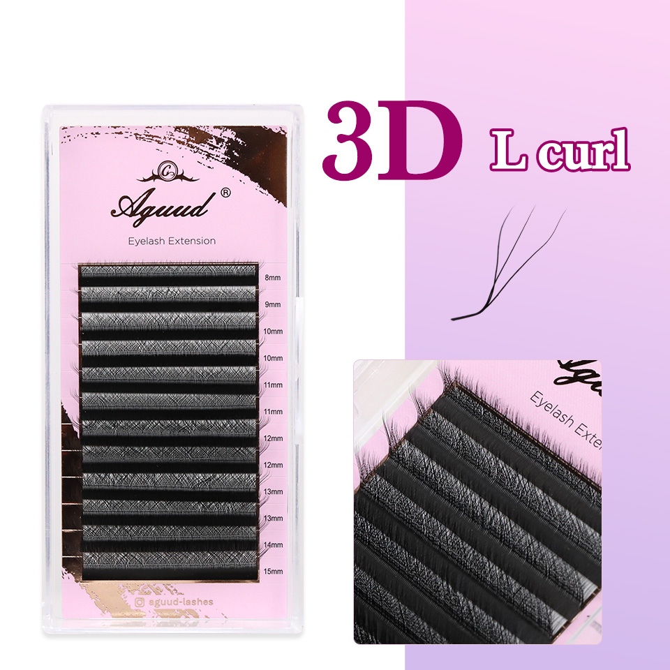 AGUUD L M W Shape Lashes 3D Cl - Red Clover Flower 评论和价格