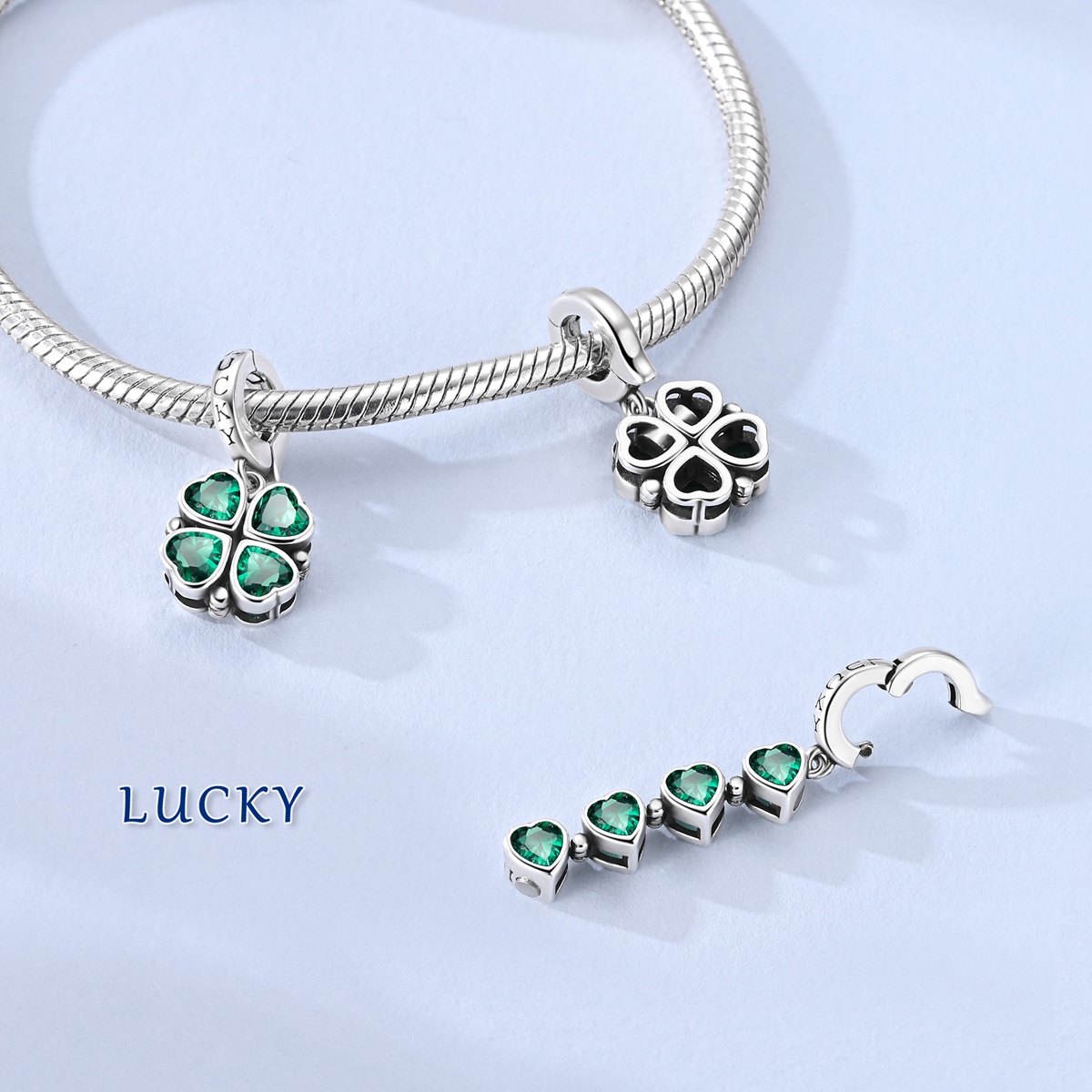 Original 925 Sterling Silver G - Red Clover Flower 评论和价格